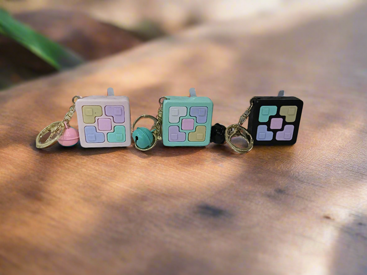 Electronic Pop It Game Keychain